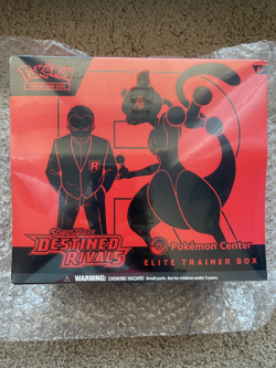 ✨ Pokemon Destined Rivals Pokemon Center Exclusive ETB Elite Trainer Box Sealed✨ - Image 1