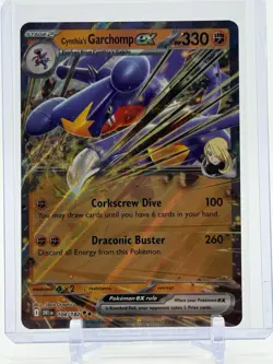 2025 Pokemon CYNTHIA'S GARCHOMP EX #104/182 DR: Double Rare - Never Played 🔥 - Image 1
