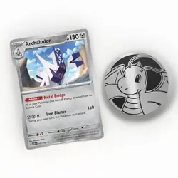 Pokemon Tcg Stellar Crown Archaludon Booster Packs Blister Sealed Coin New - Image 2