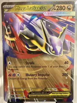 Pokemon TCG Mega Latias EX 100/132 Mega Evolution Double Rare Full Art NM - Image 3