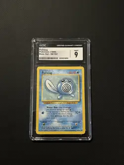 Pokemon CGC 9 Mint Poliwag 59/102 Base Set Unlimited - Image 1