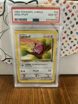 1999 Pokemon Jungle Jigglypuff PSA 10 - Image 1