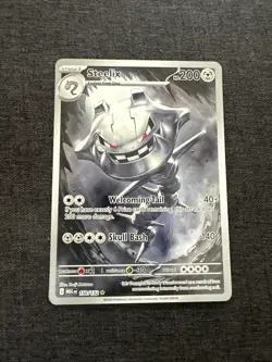 Steelix 150/132 Illustration Rare Pokemon Mega Evolution NM Tcg - Image 1