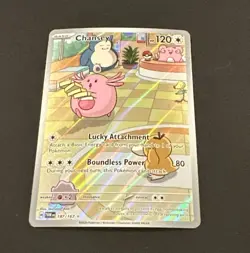 2024 POKEMON SCARLET & VIOLET TWILIGHT MASQUERADE CHANSEY ILLUSTRATION RARE!! - Image 1