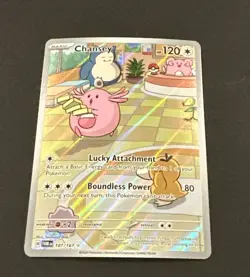 2024 POKEMON SCARLET & VIOLET TWILIGHT MASQUERADE CHANSEY ILLUSTRATION RARE!! - Image 4
