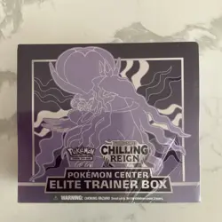 Chilling Reign Shadow Rider Pokemon Center Exclusive Elite Trainer Box - Image 1
