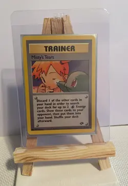 Misty's Tears 118/132 Gym Challenge Regular Pokemon TCG Anime Gym trainer - Image 1