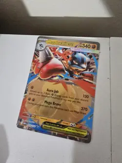 Mega Lucario ex 077/132 Double Rare Pokemon Mega Evolution NM Fast Shipping - Image 1