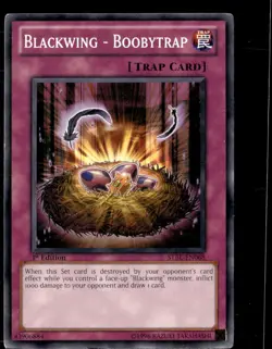 Yu-Gi-Oh! Blackwing Boobytrap Starstrike Blast STBL-EN068 1st Edition LP - Image 1
