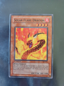 YUGIOH SOLAR FLARE DRAGON AST-032 1ST ED NM - Image 1
