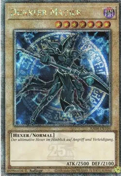 yugioh Dunkler Magier RA04-DE106 1AUFLAGE Quarter Century Secret Rare DEUTSCH - Image 1
