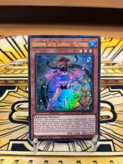 Yugioh Geheime Sechs Samurai - Hatsume RA03-DE016 Ultra Rare - Image 1