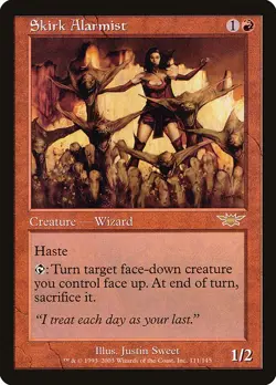 SKIRK ALARMIST - Legions - MTG Magic the Gathering Card - Rare - Image 1