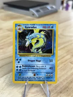 Gyarados Holo - Base Set - 6/102 - Vintage WOTC Pokemon Card - LP Condition - Image 1