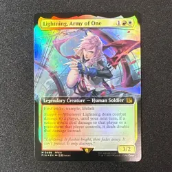 MTG Scene Drive Lightning Expansion Foil Card - Image 1