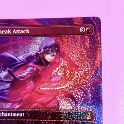 MTG Deception Confetti Foil Borderless English Card Used - Image 4