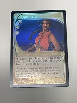 MTG Foil Captain Sissei English Version Card Used - Image 1