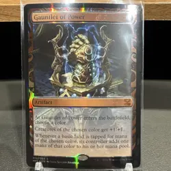Gauntlet of Power Magic Card MPS Partial Glossy Play Use Only - Image 1