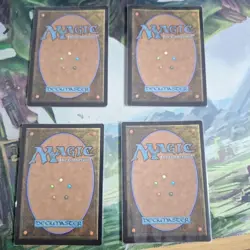 Counter Spell FOIL Set of 4 Magic The Gathering Card Sleeves Hard Case Used - Image 2