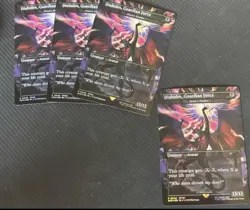 MTG Shadow of Death Promo FOIL Set of 4 Diabolos - Image 1