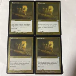MTG Fleeting Being Ephemerate Foil Old Frame 4 Disc Set English Played - Image 1