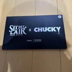 MTG Secret Lair Chucky Foil Edition Unopened Rare Magic Card - Image 1
