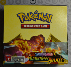 Pokemon Darkness Ablaze EMPTY Booster Box for Display - Image 1