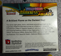 Pokemon Darkness Ablaze EMPTY Booster Box for Display - Image 3
