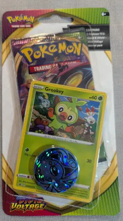 Pokemon TCG Vivid Voltage Booster Blister Pack Set of 2 Scorbunny & Grookey - Image 3