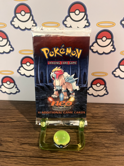 Pokemon TCG Neo Revelation *1st Edition* Booster Pack Factory Sealed - Entei Art - Image 1