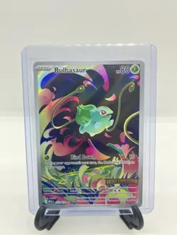 Bulbasaur Mega Evolution 133/132 Black Star Promo Stamped Pokemon TCG - Image 1