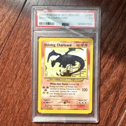 2002 POKEMON NEO DESTINY #107 SHINING CHARIZARD PSA 3 - Image 1