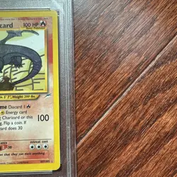 2002 POKEMON NEO DESTINY #107 SHINING CHARIZARD PSA 3 - Image 3
