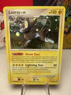Pokemon Luxray 7/130 **Holo Bleed **Rare Diamond and Pearl LP/NM - Image 1