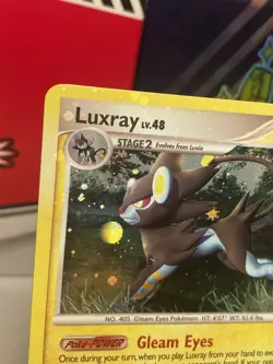 Pokemon Luxray 7/130 **Holo Bleed **Rare Diamond and Pearl LP/NM - Image 4