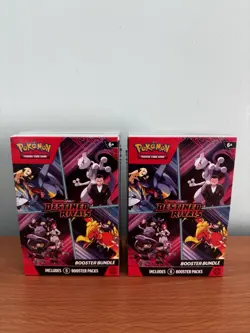 LOT OF 2 Pokemon TCG Scarlet & Violet Destined Rivals Booster Bundle Brand New - Image 1
