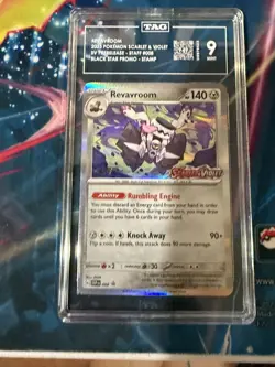 TAG 9 REVAVROOM #SVP 008 - Pokemon TCG - SCARLET & VIOLET - PRERELEASE STAFF PRO - Image 1