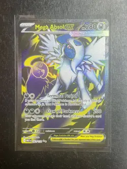 Mega Absol ex 161/132 Mega Evolution Pokemon card Full Art Ultra Rare - Image 1