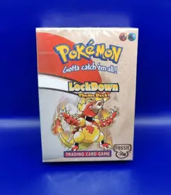Pokemon TCG Fossil Lockdown Theme Deck Magmar Artwork WOTC 1999 Brand New Sealed - Image 1