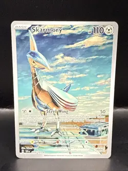 Pokemon TCG Skarmory 209/191 2024 Surging Sparks Illustration Rare Card - NM - Image 3