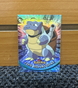2000 Blue Topps Pokemon TV Animation Series Blastoise #9 Foil Card LP Vintage - Image 1