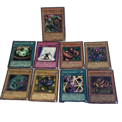Yugioh - Common - Lot Of 9 From 1996 - Played - Y01 - Image 1