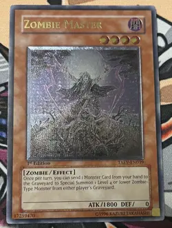 Yugioh Zombie Master TAEV-EN039 Ultimate Rare 1st Ed NM - Image 1