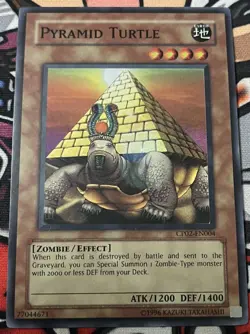 Yugioh Pyramid Turtle CP02-EN004 Super Rare NM - Image 1