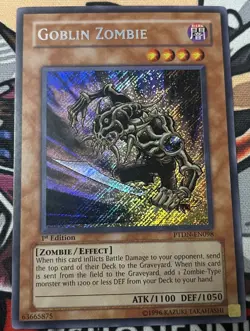 Yugioh! Goblin Zombie PTDN-EN098 Secret Rare 1st Edition Near Mint NM - Image 1