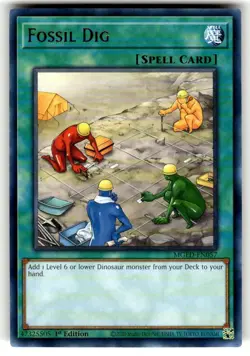 Yugioh! Fossil Dig - MGED-EN057 - Rare - 1st Edition Near Mint, English - Image 1