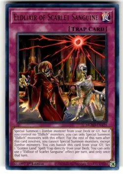 Eldlixir of Scarlet Sanguine MGED-EN125 Maximum Gold Rare NM 1st Ed Yugioh - Image 1