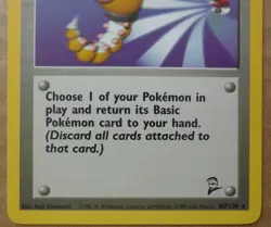 Scoop Up 107/130 Rare Non-Holo Base 2 Set Pokemon Trainer Card LP - Image 3