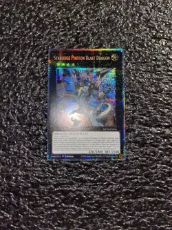 Yugioh! Starliege Photon Blast Dragon MP25-EN034 Starlight Rare 1st Edition NM - Image 1