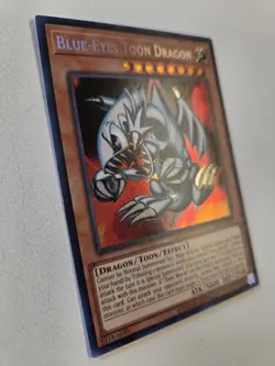 Blue-Eyes Toon Dragon SRL-EN000 Secret Rare Yugioh Spell Ruler 25th Unlimited LP - Image 2